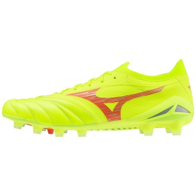 Zapatos De Fútbol Mizuno Morelia Neo IV β Elite Mujer - Verdes Amarillos / Rojos - Chile M265KNHIEX